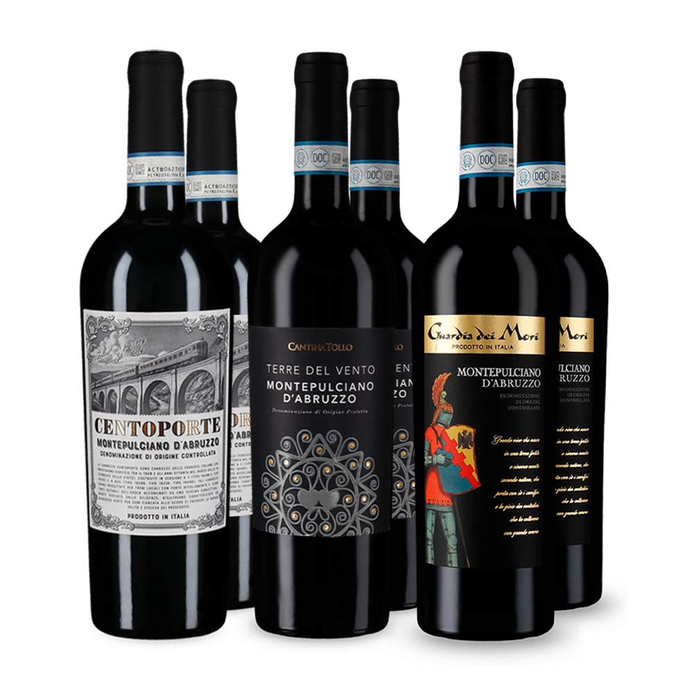 Montepulciano d'Abruzzo în pachet de degustare