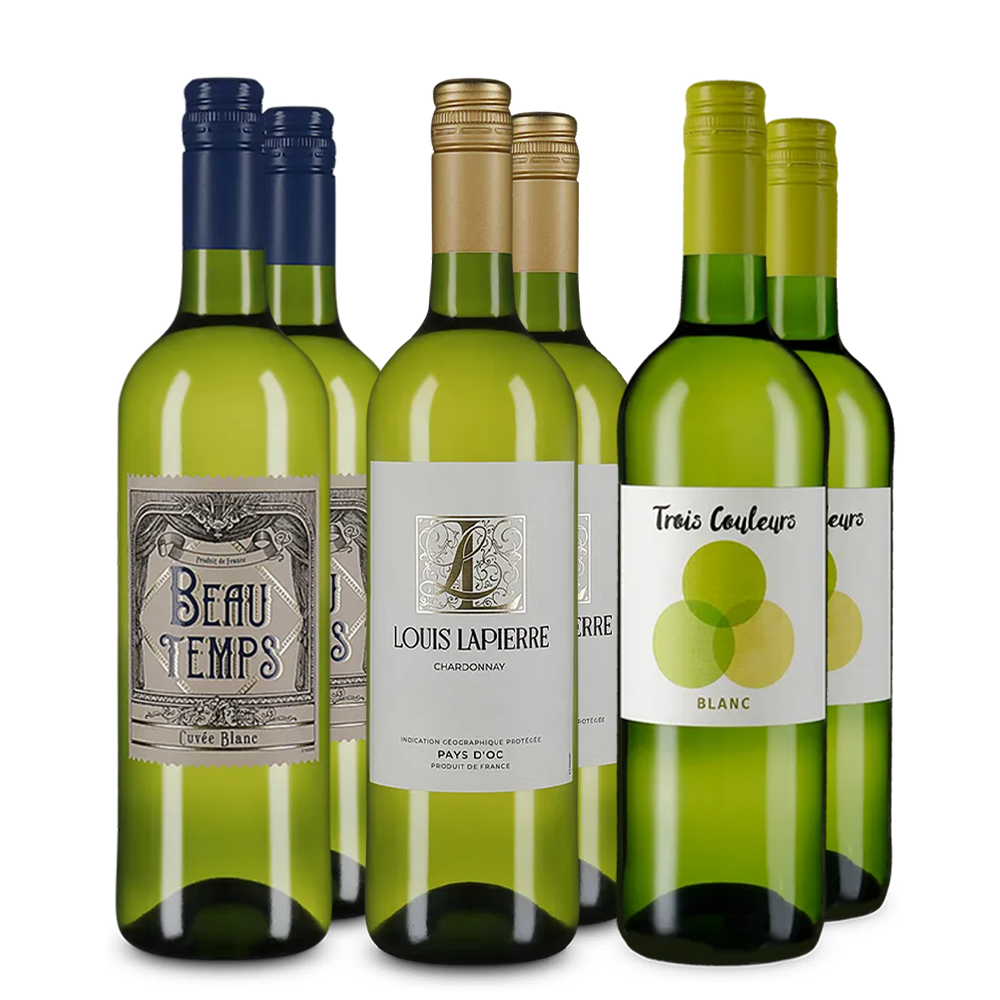 Franța: Vin alb - pachet de descoperire – Gold