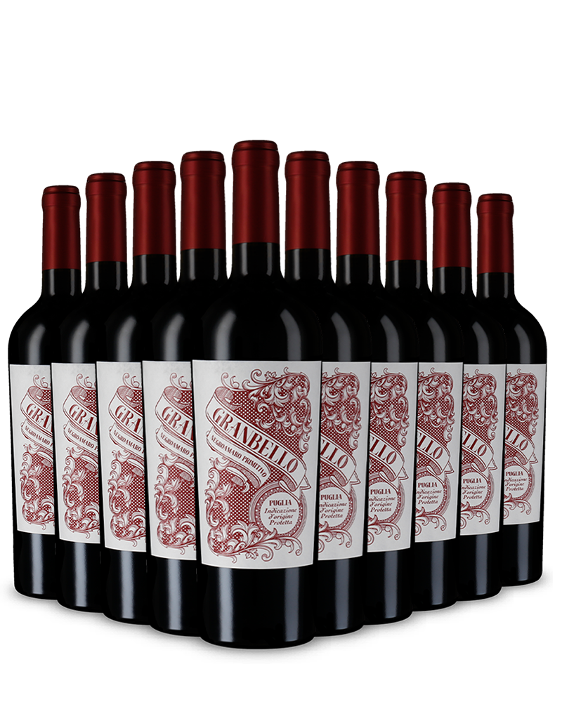 Negroamaro Primitivo 2022 în pachet de 10 sticle – Gold