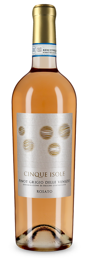 Cinque Isole Pinot Grigio Rosé 2024 – Gold