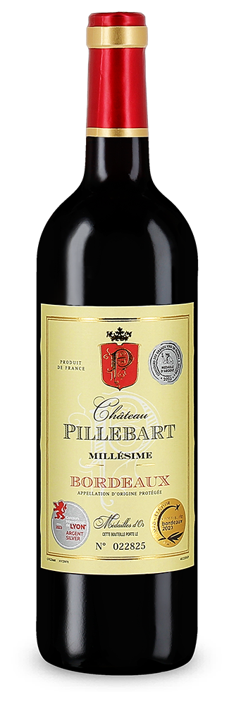 Château Pillebart Bordeaux 2022 – Gold