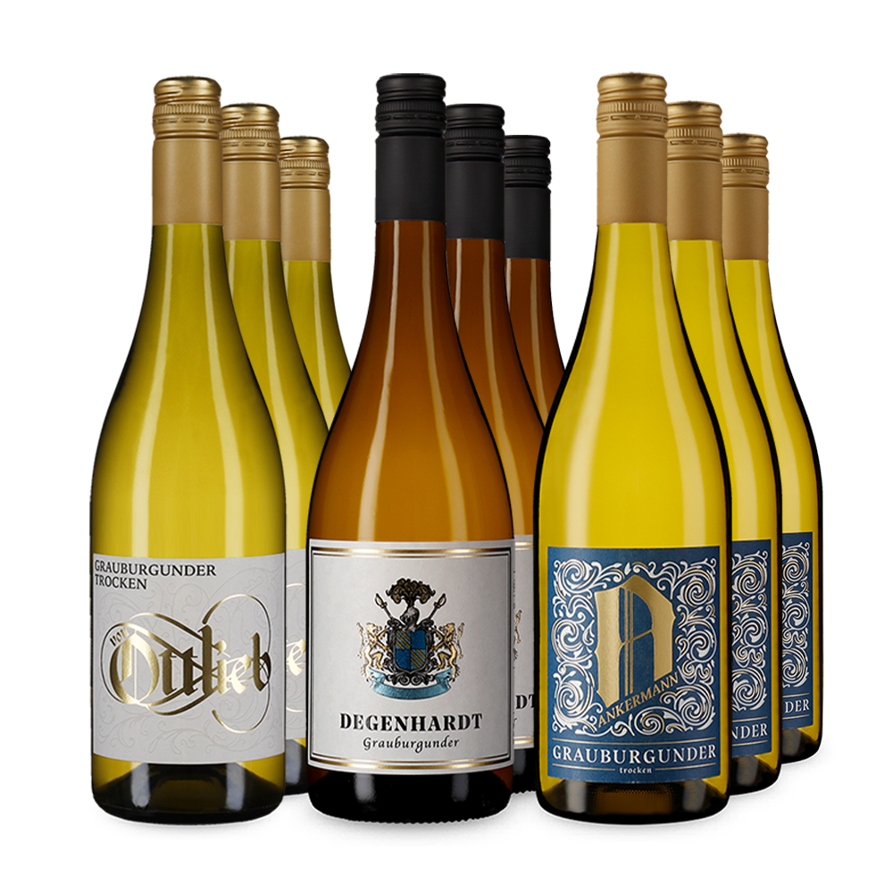 Pinot Gris de top din Pfalz în pachet de 3x3 sticle – Gold
