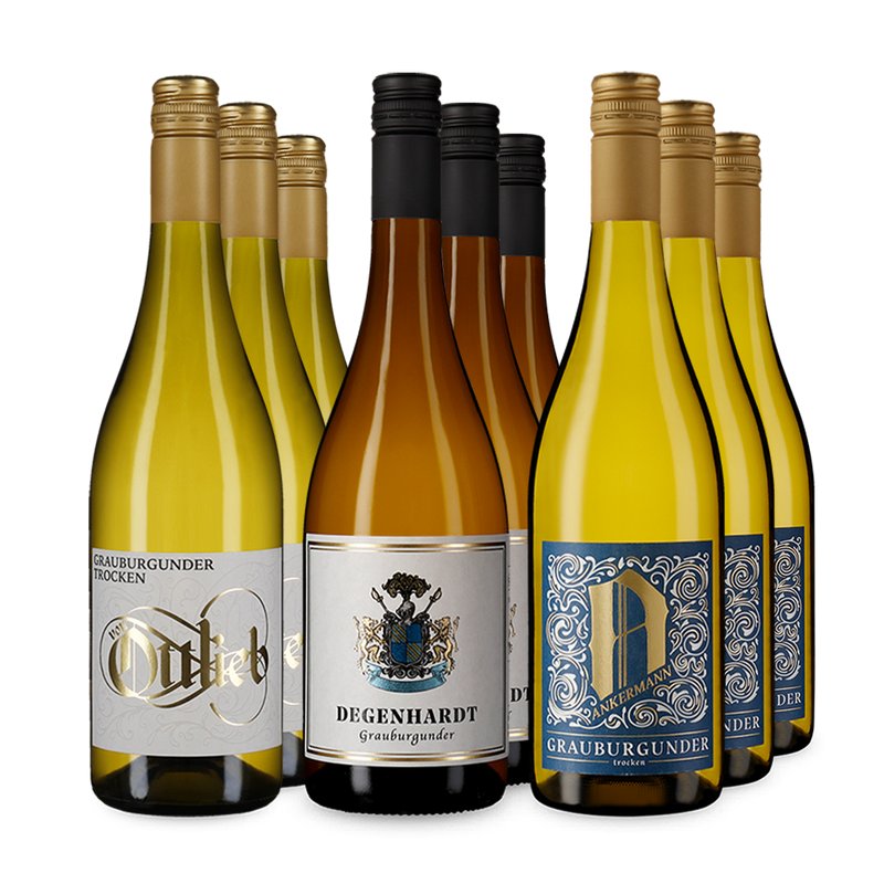 Pinot Gris de top din Pfalz în pachet de 3x3 sticle – Gold