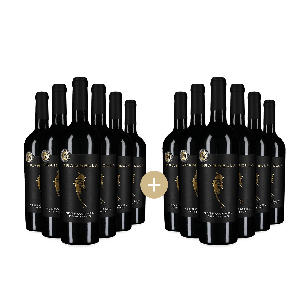 6+6 sticle Negroamaro Primitivo 2024 – Gold