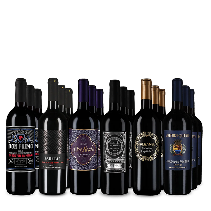 Primitivo XXL: vedetele în pachet de 6x3 sticle – Gold