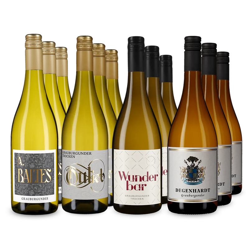 Pinot Gris XXL: vedetele în pachet de 4x3 sticle – Gold