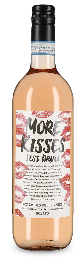 More kisses less drama More kisses less drama Pinot Grigio delle Venezie Rosato 2024