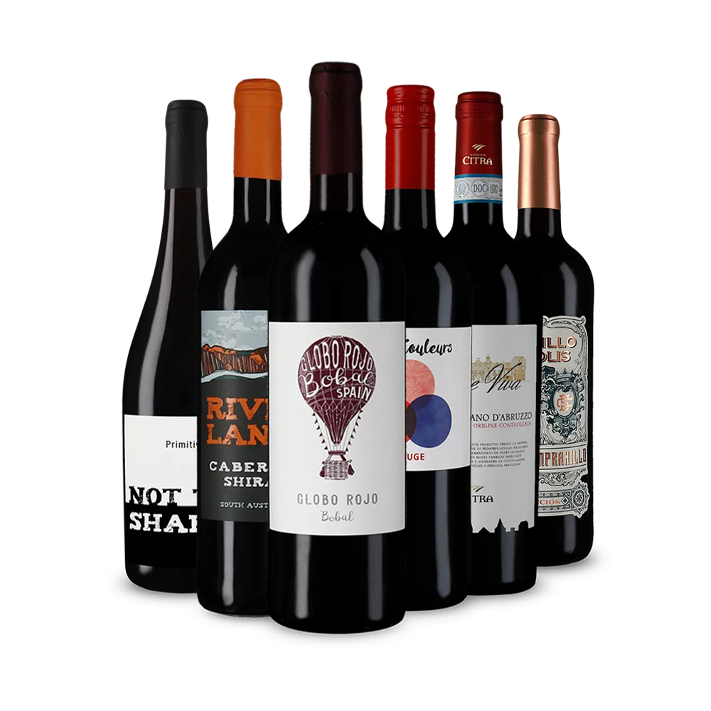 Vin roșu premiat cu aur în pachet de 6 sticle – Gold