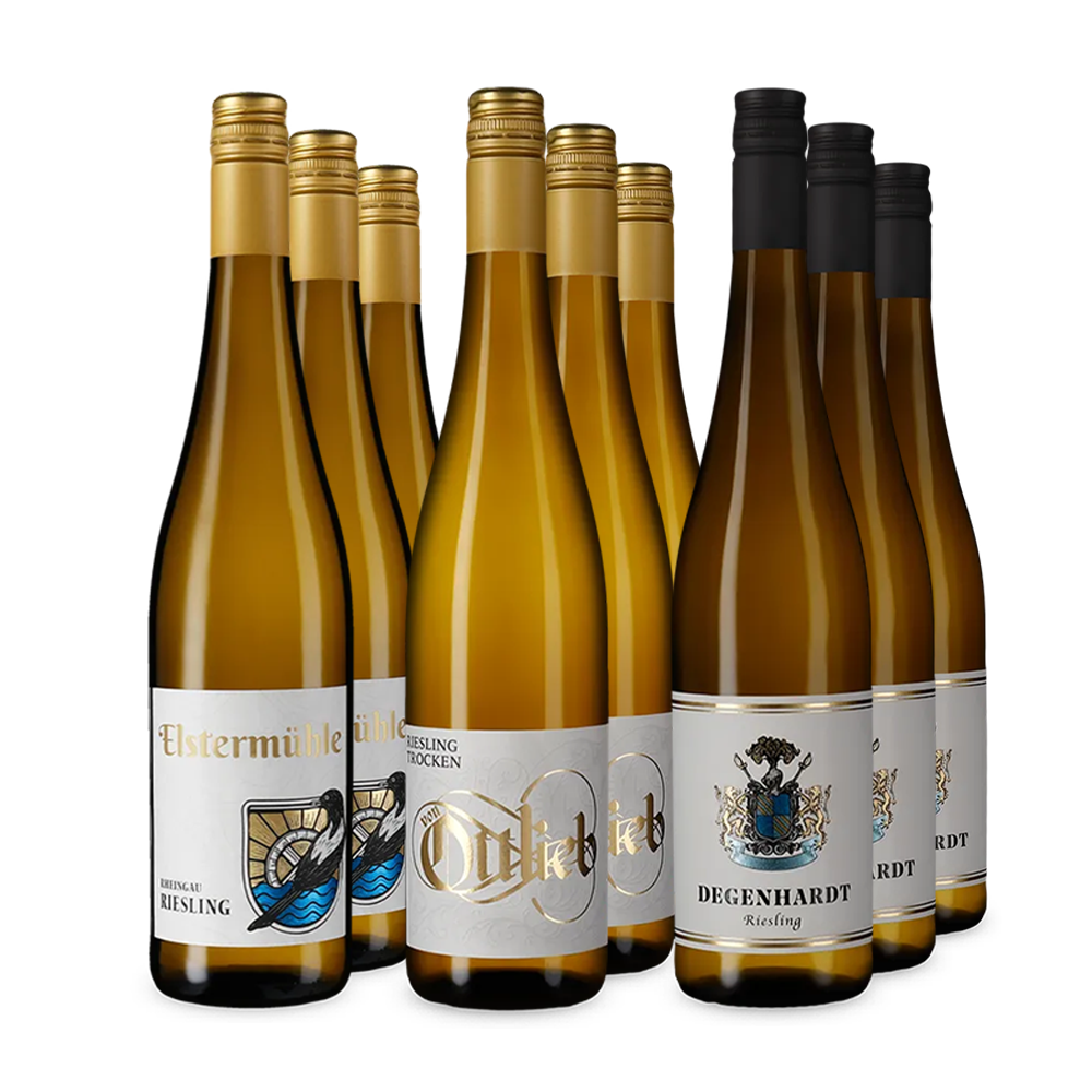 Riesling de top în pachet de 3x3 sticle – Gold