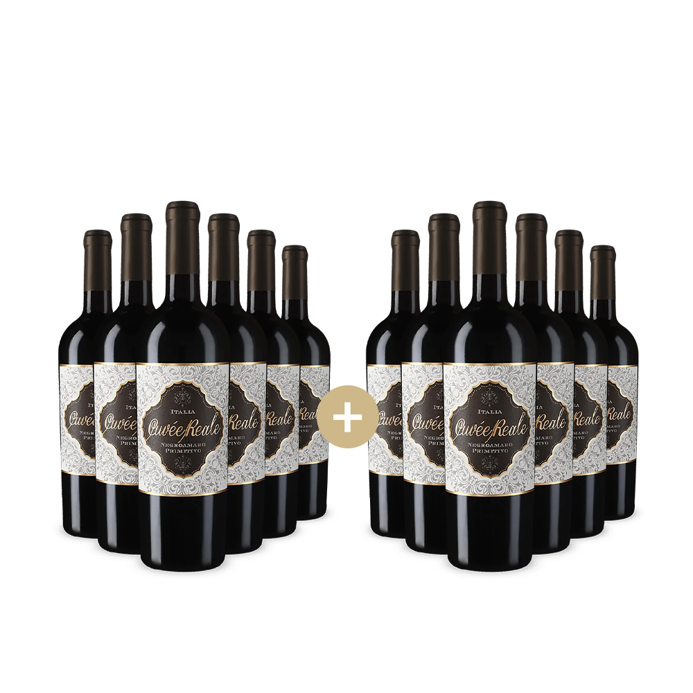 6+6 sticle Cuvée Reale Negroamaro Primitivo 2024 – Gold