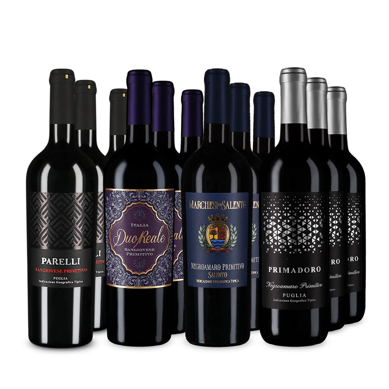Primitivo de top în pachet de 4x3 – Gold