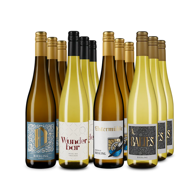Riesling premiat cu aur în pachet de 4x3 sticle – Gold