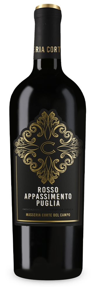 Masseria Corte del Campo Rosso Appassimento Puglia 2023 – Gold