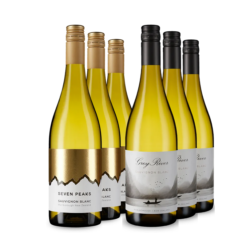 Duo de Sauvignon Blanc din Marlborough în pachet de 2x3 sticle – Gold