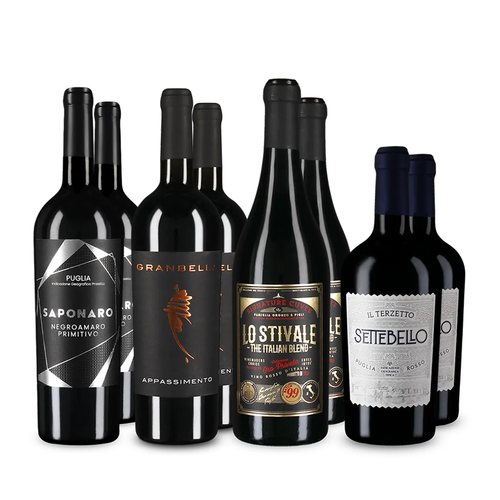 Vinuri roșii premiate de Luca Maroni în pachet de 4x2 sticle – Gold