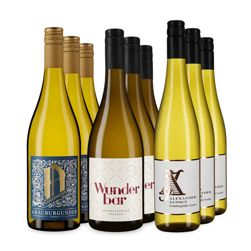 Pinot Gris de top premiat cu aur în pachet de 3x3 sticle – Gold