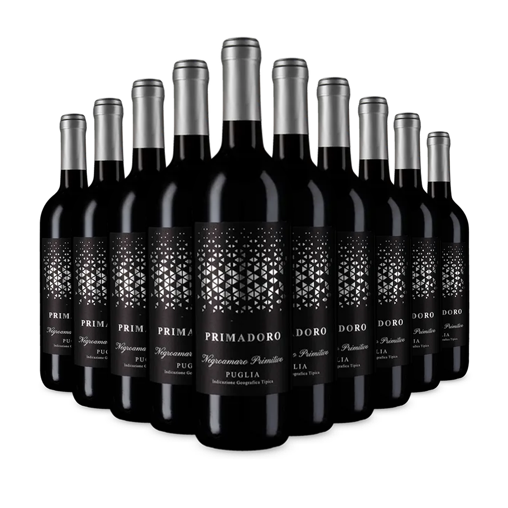 10 sticle Primadoro Negroamaro Primitivo 2024 – Gold