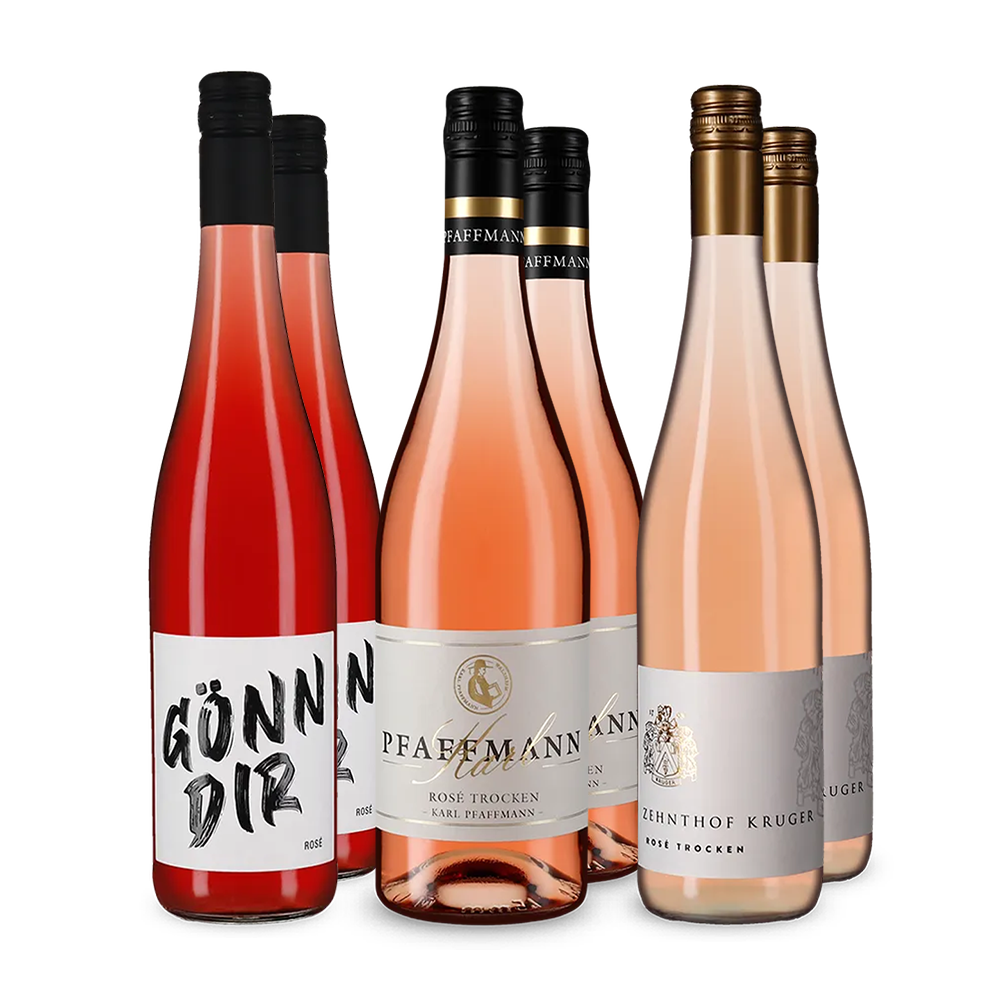 Rosé german de top în pachet de 3x2 sticle – Gold