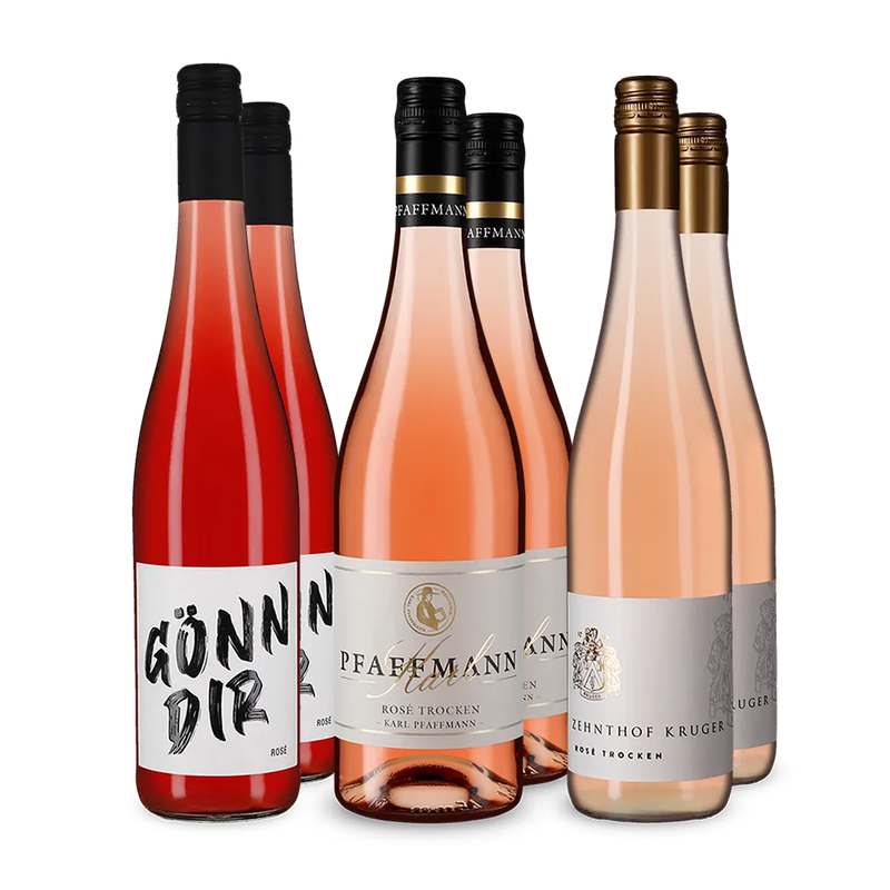 Rosé german de top în pachet de 3x2 sticle – Gold