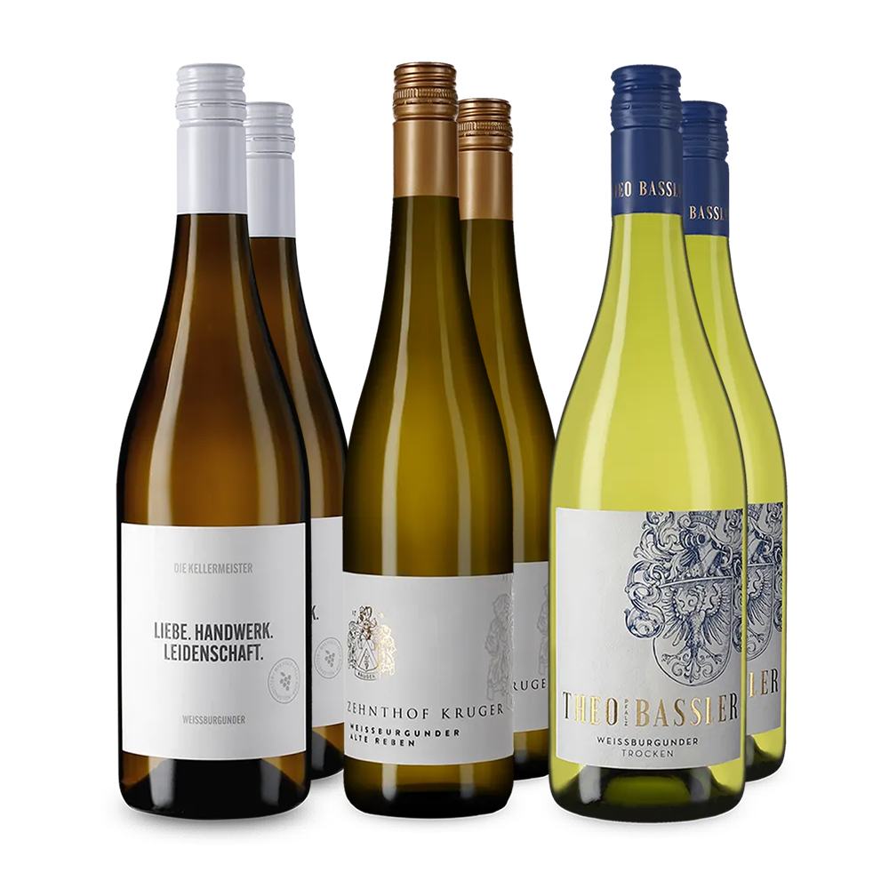Pinot Blanc german de top în pachet de 3x2 sticle – Gold