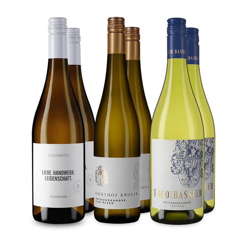 Pinot Blanc german de top în pachet de 3x2 sticle – Gold