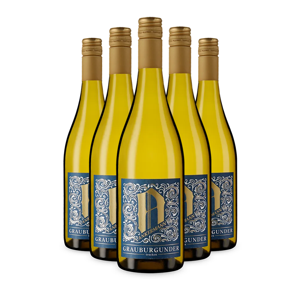 5 sticle Pinot Gris sec 2024 – Gold