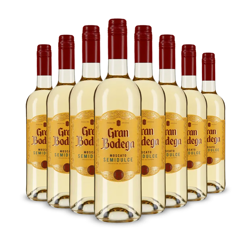 8 sticle Moscato demidulce 2024 – Gold
