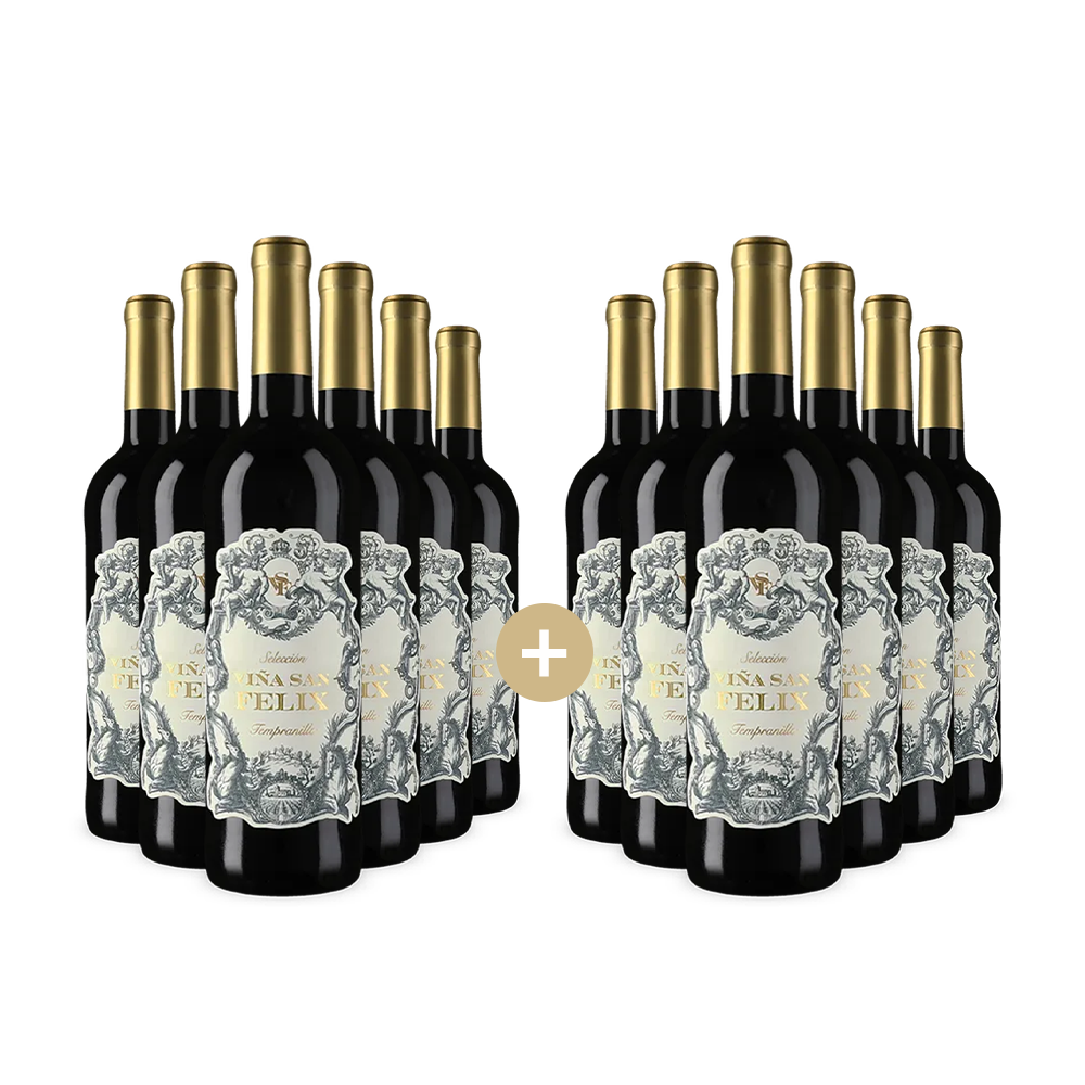 6+6 sticle Tempranillo Selección 2024 – Gold