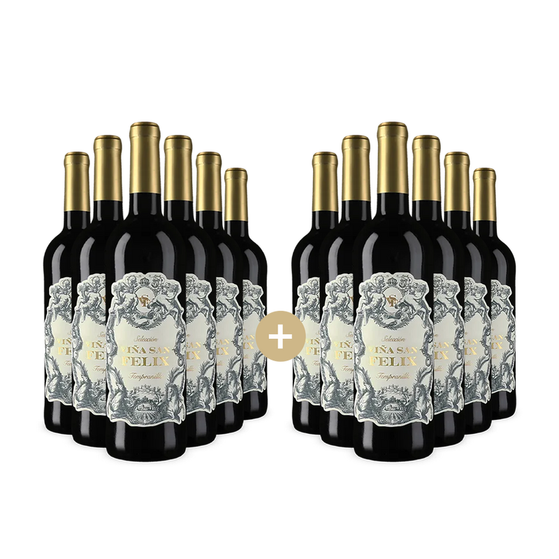 6+6 sticle Tempranillo Selección 2024 – Gold