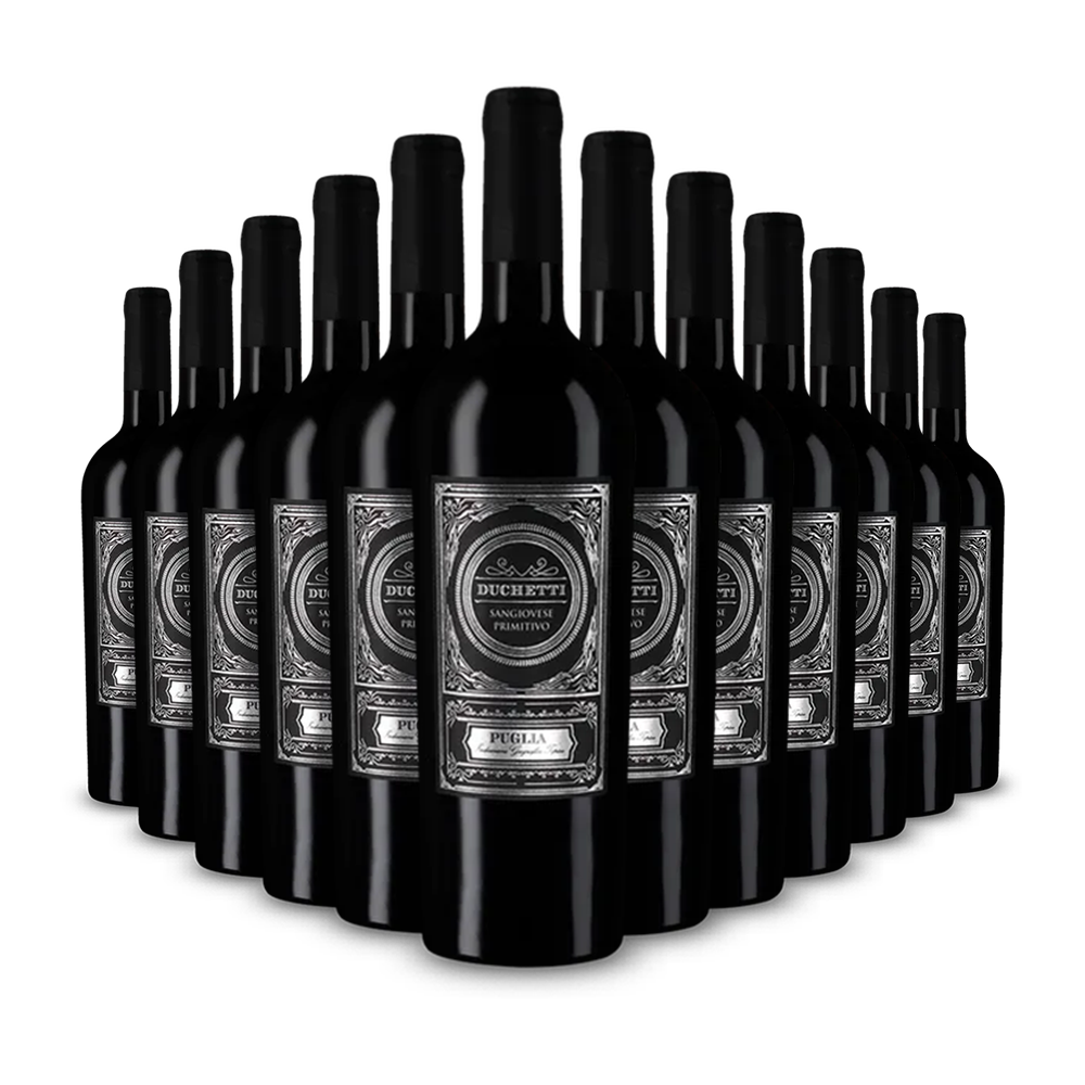 12 sticle Duchetti Sangiovese Primitivo 2024 – Gold
