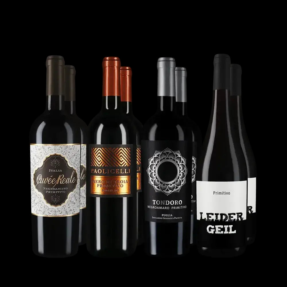 Primitivo de top în pachet de 4x2 sticle – Gold