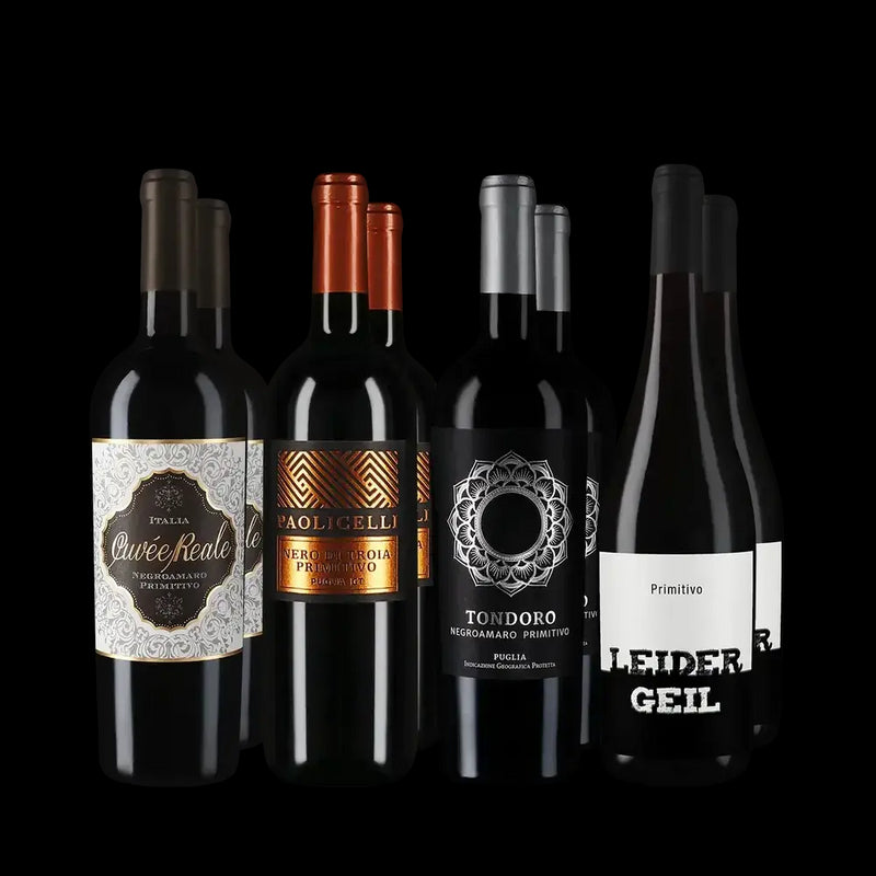 Primitivo de top în pachet de 4x2 sticle – Gold