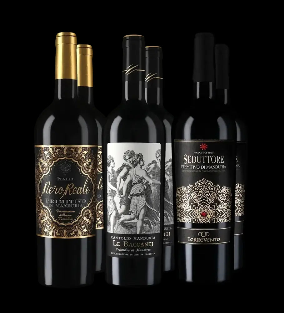 Primitivo di Manduria: vedetele în pachet de 3x2 sticle – Gold