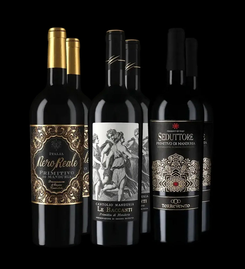 Primitivo di Manduria: vedetele în pachet de 3x2 sticle – Gold