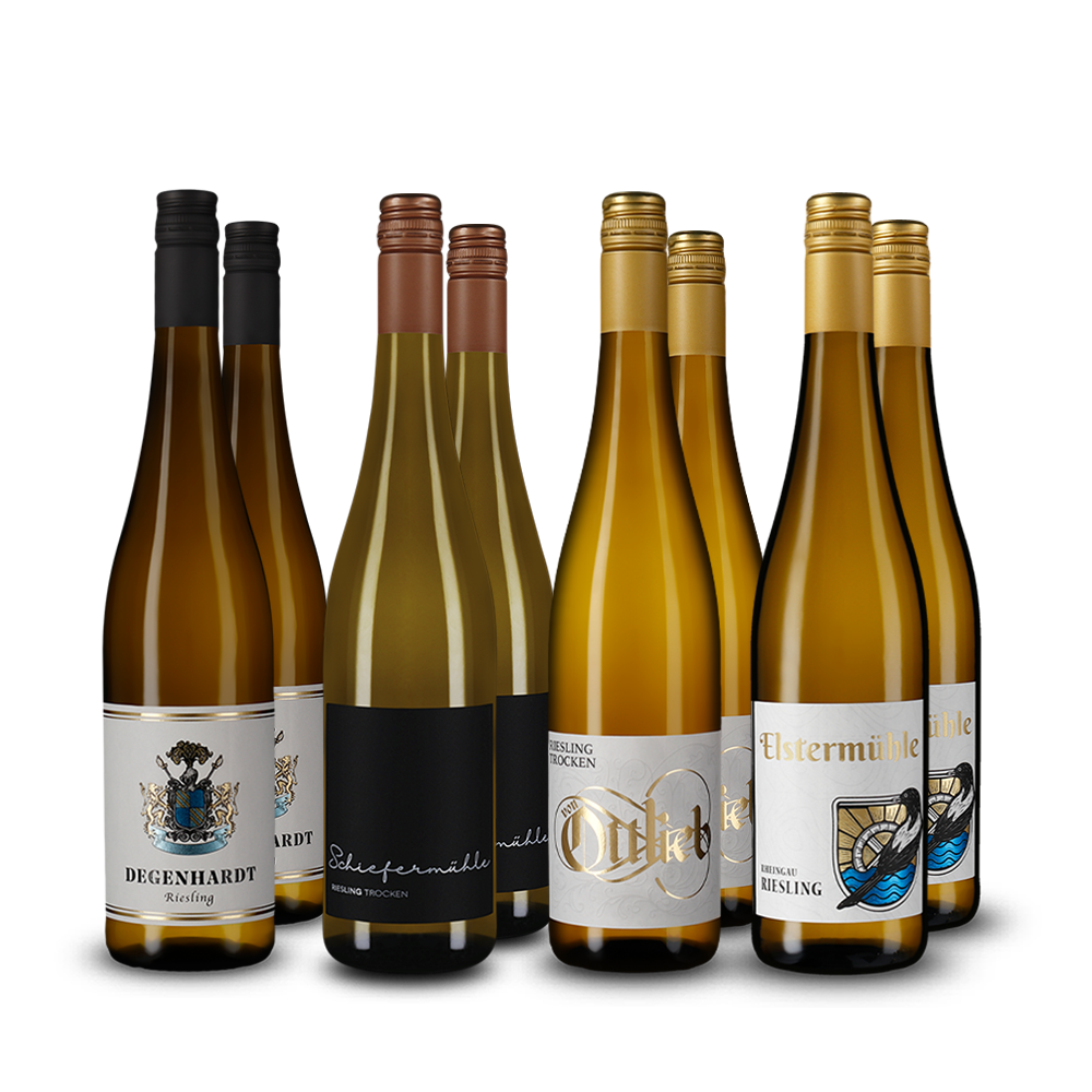 Riesling de top în pachet de 4x2 sticle – Gold