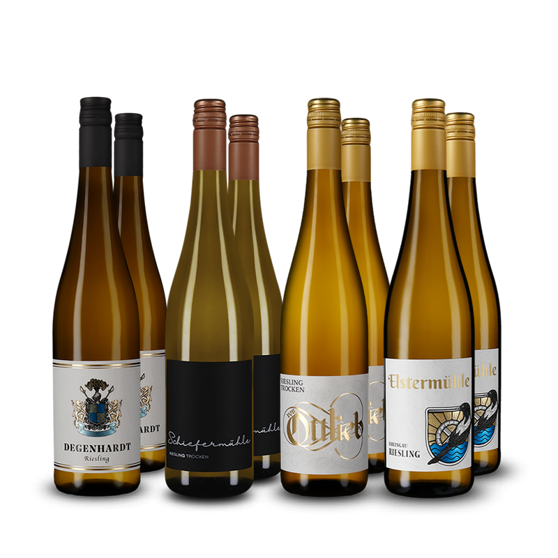 Riesling de top în pachet de 4x2 sticle – Gold