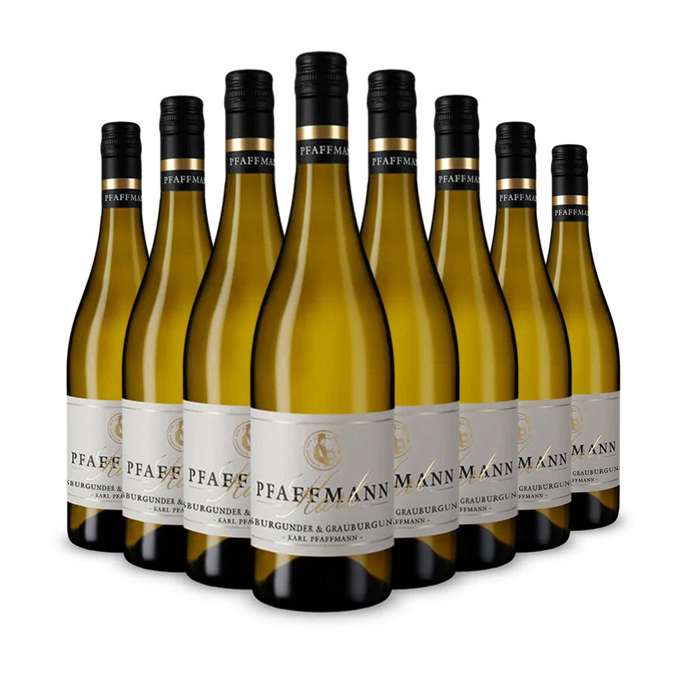 8 sticle Edition Karl Pfaffmann Weissburgunder & Grauburgunder sec 2025 – Gold