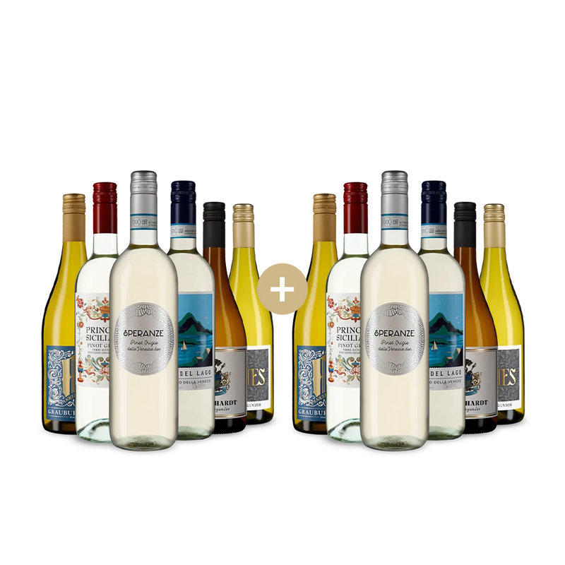 6+6 sticle: Pinot Grigio & Grauburgunder – Gold