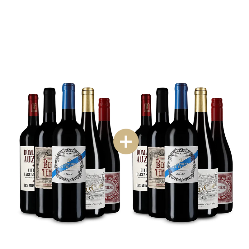 5+5 sticle: Vinuri roșii franțuzești de top – Gold