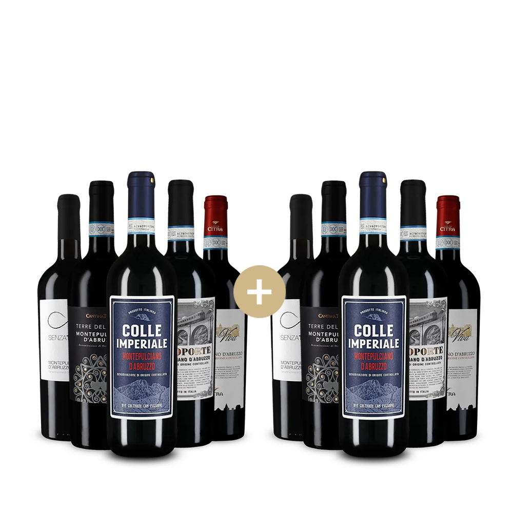 5+5 sticle Montepulciano d´Abruzzo: preferatele noastre – Gold