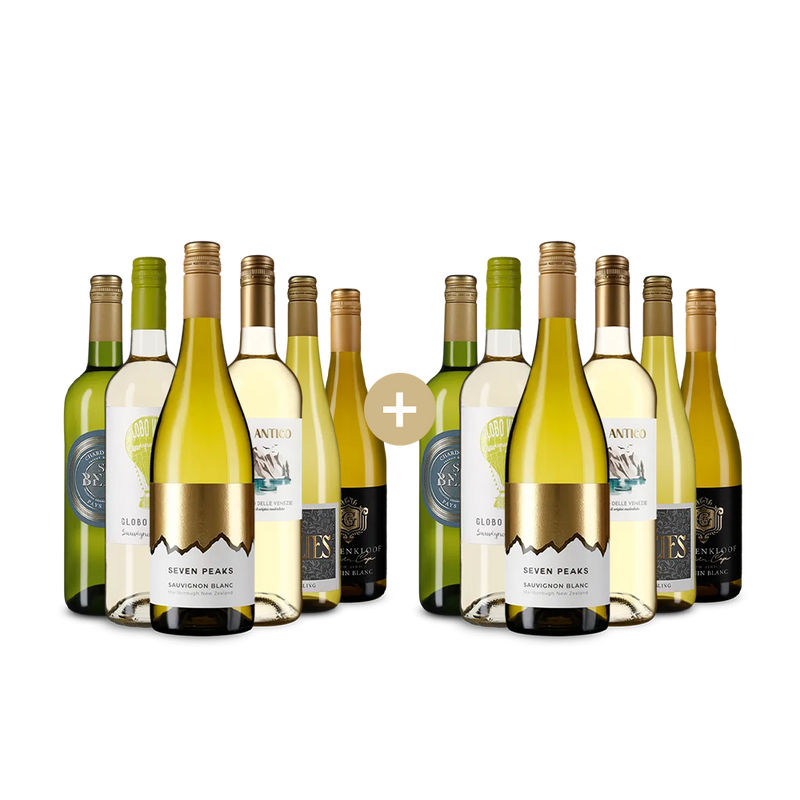 6+6 sticle: Vinuri albe internaționale de top – Gold