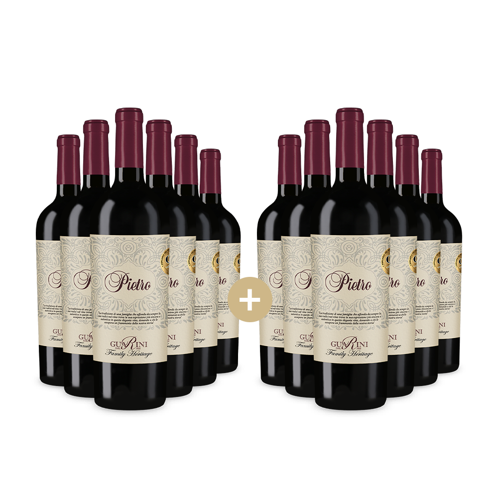 6+6 sticle Pietra Vino Rosso – Gold