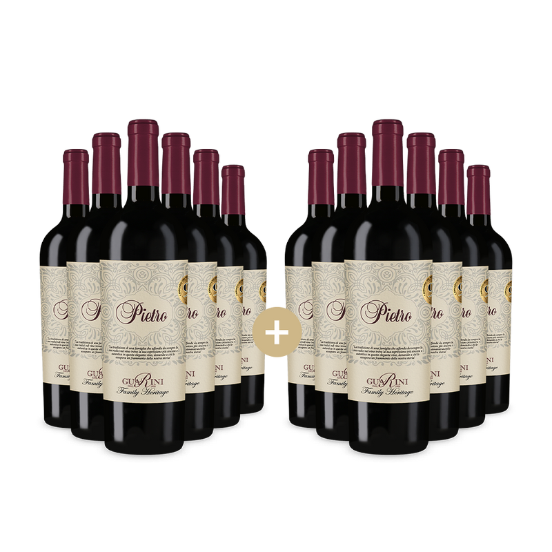 6+6 sticle Pietra Vino Rosso – Gold