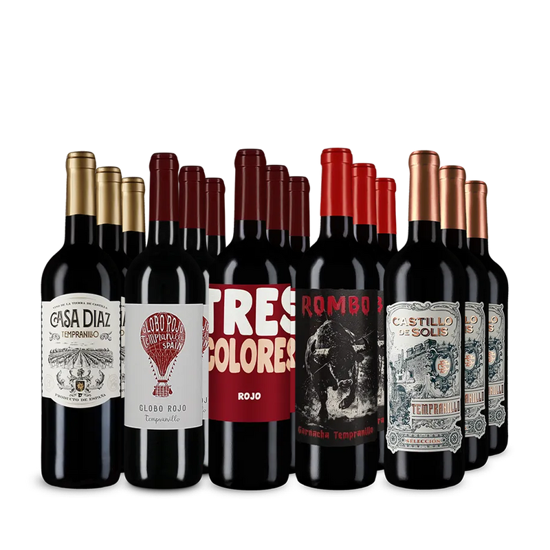 Tempranillo XXL: vedetele Crăciunului în pachet de 5x3 sticle – Gold