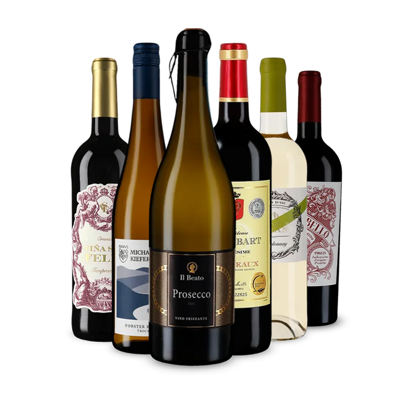 Vinuri festive în pachet de 6 sticle – Gold