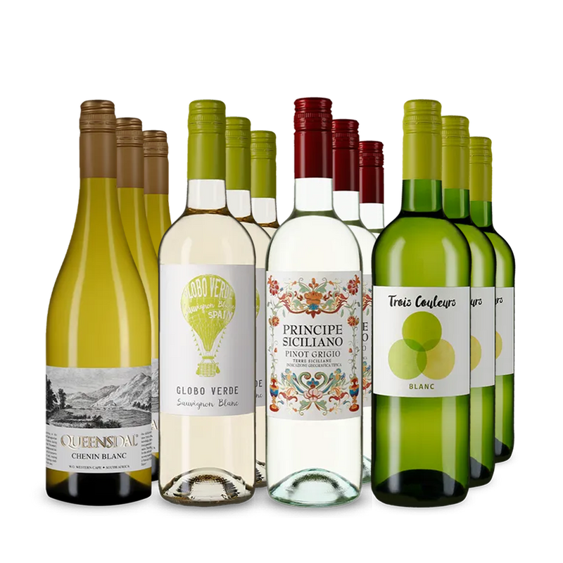 Vin alb XXL: vedete internaționale în pachet de 4x3 sticle – Gold