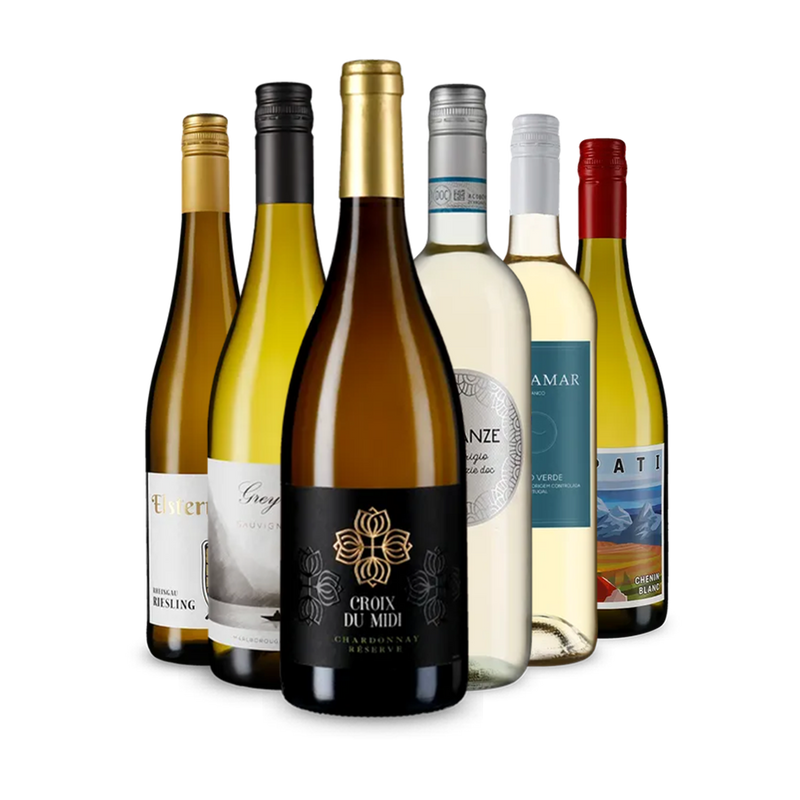 Vinuri albe internaționale în pachet de 6 sticle – Gold