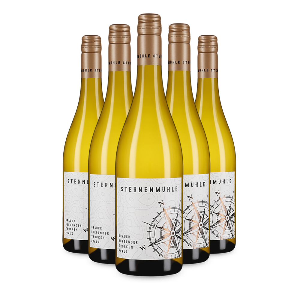 5 sticle Grauer Burgunder sec 2024 – Gold