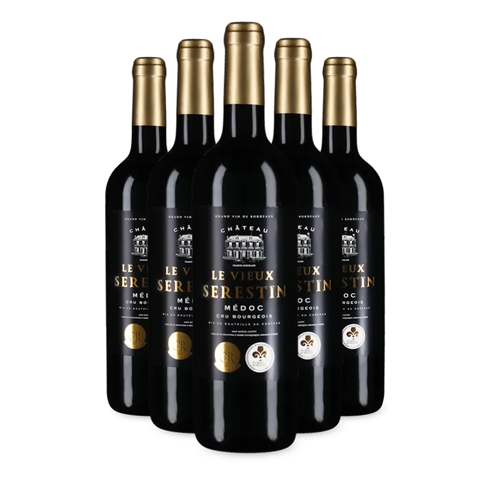 5 sticle Médoc Cru Bourgeois 2020 – Gold