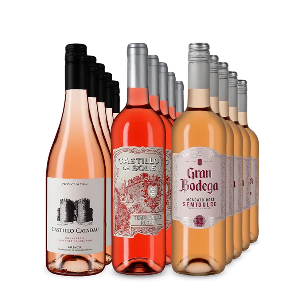 Vinuri Rosé spaniole de top în pachet de 3x5 sticle – Gold